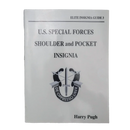 US Special Forces Shoulder and Pocket Insigina Book - Army & Outdoors - Collectables & Rarities