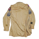 US WW2 3rd Army ADSEC Khaki Service Shirt - Medium