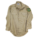USDA Forest Service Tan Long Sleeve Shirt - 15.5, Medium - Army & Outdoors - Field Shirts
