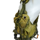 USGI 1st Gen Woodland Load Bearing Vest w/ Belt - Medium - Film Production Used - Combat Vests & Rigs