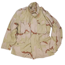 USGI 3 Colour Desert M65 Jacket - Large Long - US Army Surplus - Field Jackets