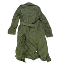 USGI Olive Rubber Raincoat - 36L, Small - US Army Surplus - Rain Jackets