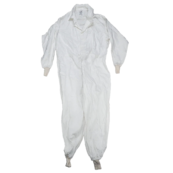 30〜40s WWII White COVERALLS 大戦 カバーオール 白 usgi-white-cotton-coveralls-