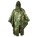 USGI Woodland Poncho - Value Grade - US Army Surplus - Rain Jackets