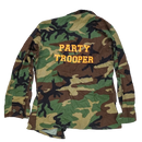 USGI Woodland Ripstop "Party Trooper" BDU Shirt - Small Short - US Army Surplus - Field Shirts