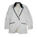 Vintage Lord West White Tuxedo Jacket - 40R, Medium