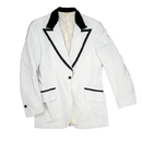 Vintage Lord West White Tuxedo Jacket - 41R, Large - Army & Outdoors - Dress Jackets