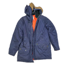 Vintage Montgomery Ward Blue N-3B Cold Weather Parka - Large - Army & Outdoors - Parkas