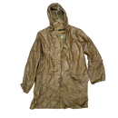 Vintage Rubberized Olive Rain Jacket - Large