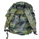 Vintage Woodland Camo Vinyl Backpack - Army & Outdoors - Day Packs