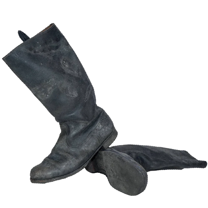 West German Police Riding Boots - 8.5 UK - German Army Surplus - Boots