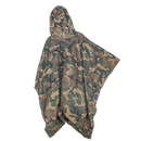 Woodland Camouflage Poncho - Army & Outdoors - Rain Jackets