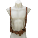 Yugoslavian JNA Leather Belt and Suspenders - Large