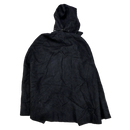 Yugoslavian Navy Black Wool Cloak - Large