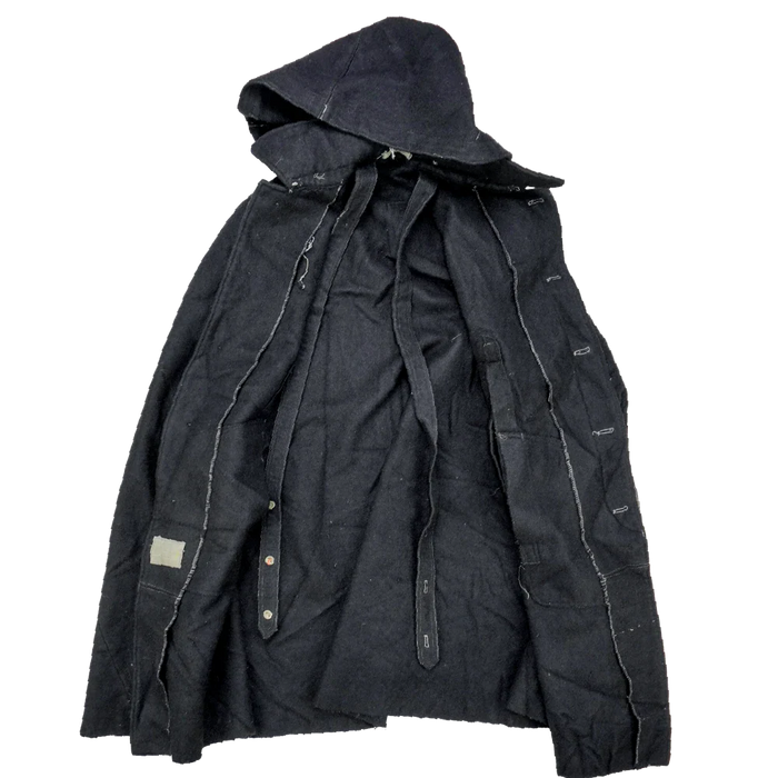 【YUGOSLAVIA ARMY】希少 73's ウールコート A-2544 yugoslavian-navy-black-wool-