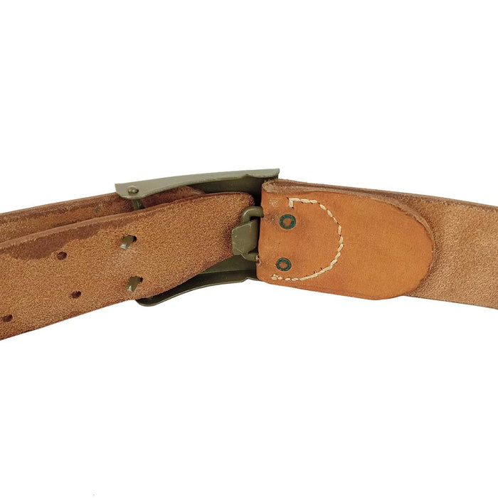 Czech Army Brown Leather Belt