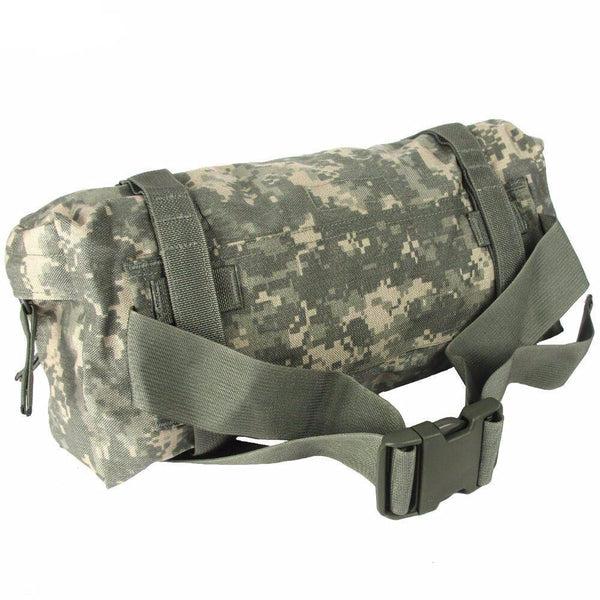 ACEXIER Tactical Sling Shoulder Bag Military Chest Bag Belt Waist Pack  Multifunctional Fanny Pack for Hunting Outdoor EDC Tool Pouch (Khaki)