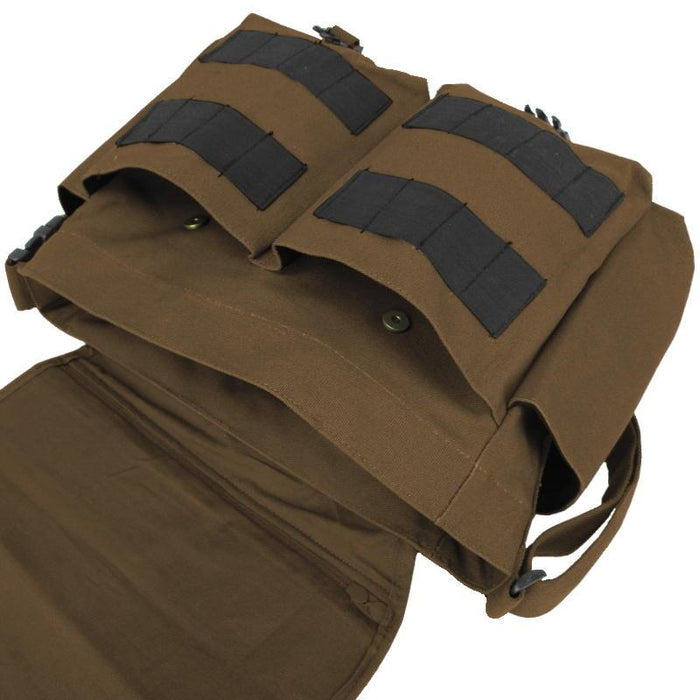 Concealed Carry Canvas Messenger Bag Army and Outdoors