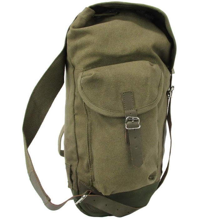 Großer Militär Rucksack, Vintage Armee Rucksack, Canvas Tasche - .de