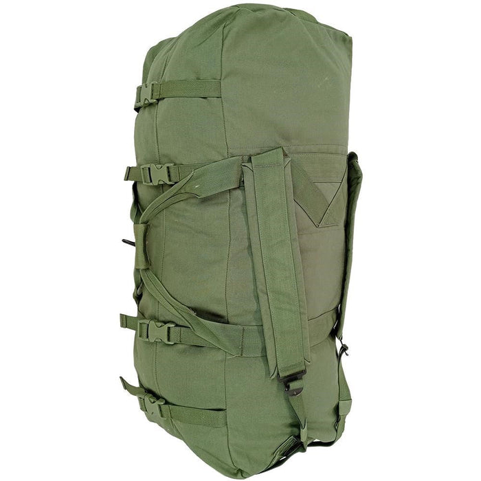 U.S. Military OD Improved Nylon Duffle Bag USED