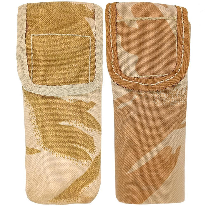 British Desert DPM MOLLE Torch Pouch - British Army Surplus - Accessory Pouches