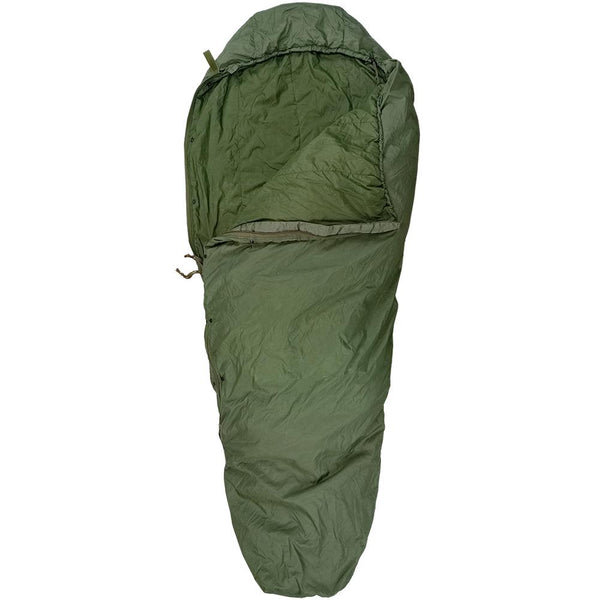 米軍　実物　SLEEPING BAG スリーピングバッグ　ODグリーン　① CMP1026-USPatrolSleepingBag-