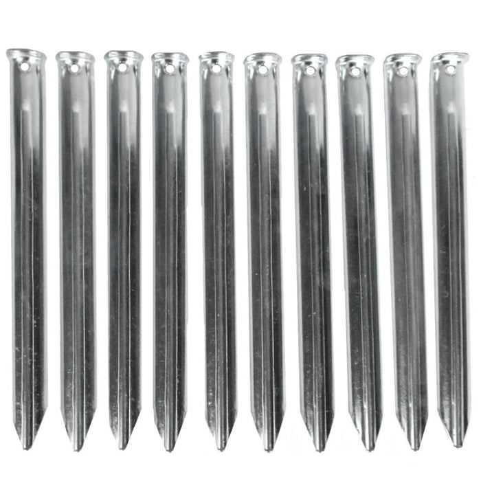 23cm Steel Tent Pegs - 10 pack