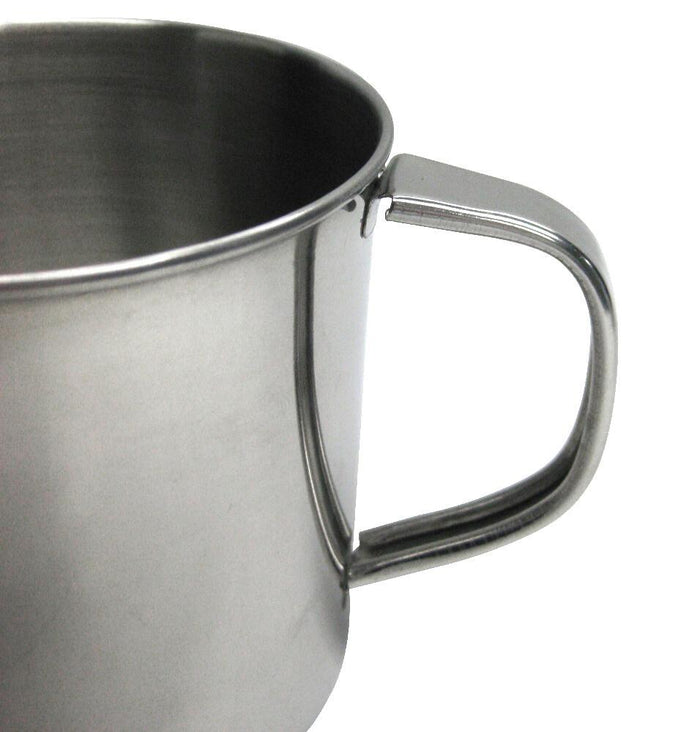 Mil-Tec Stainless Steel Camping Mug - Stainless Steel