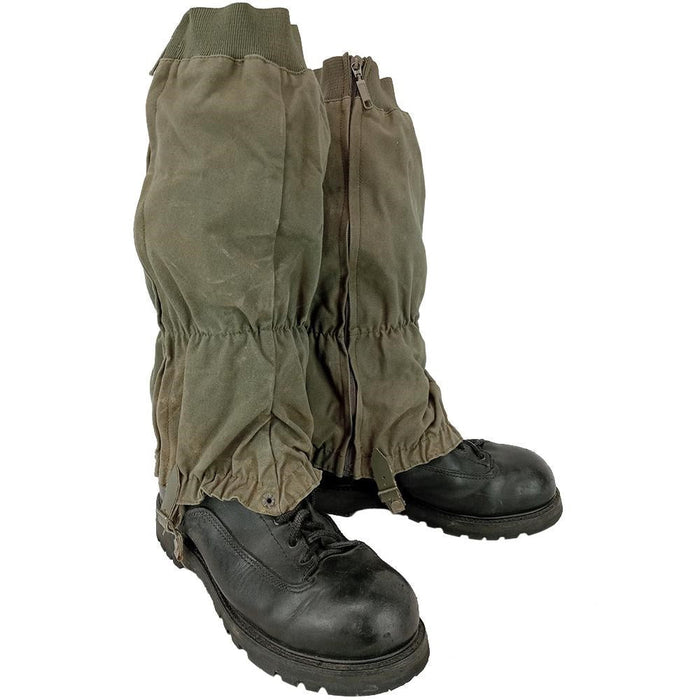 French Army M90 Wire Strap OD Gaiters
