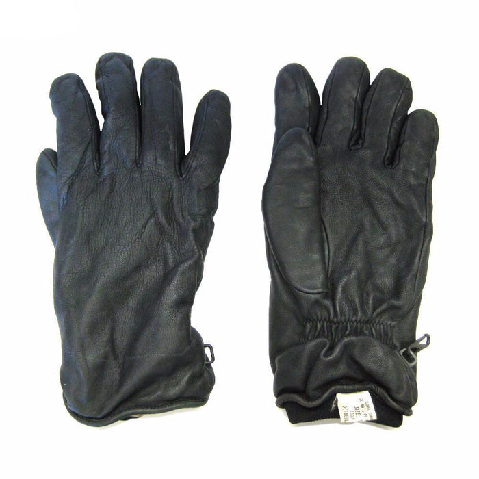 British 95 Black Leather Gloves