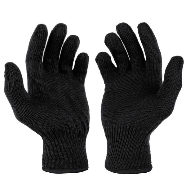 Thermal Polyprop Gloves - Black