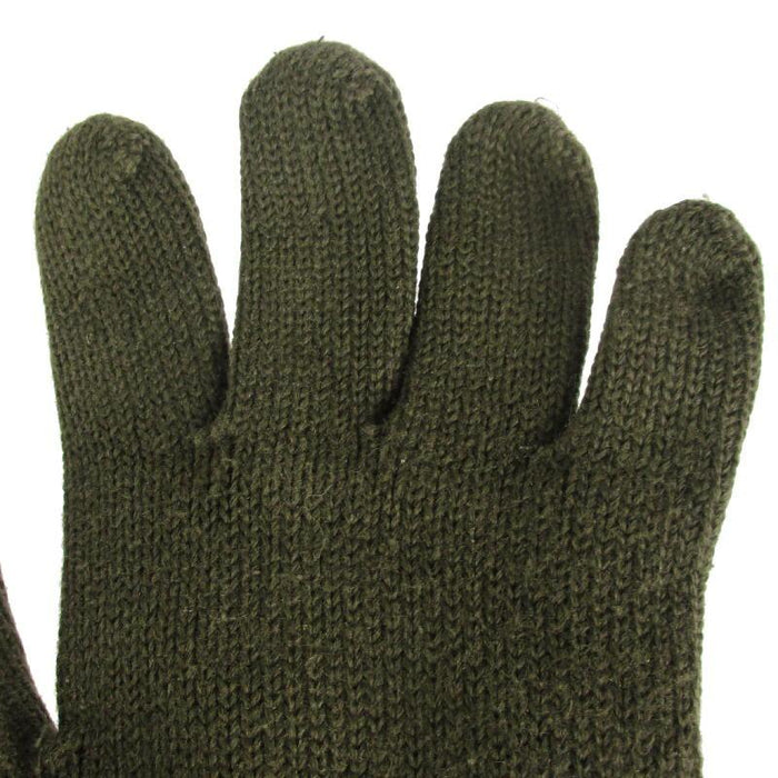 Czech Army OD Wool Gloves