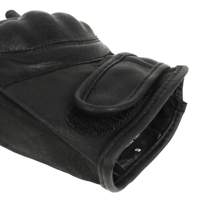 Fingerless Leather Tactical Gloves