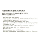 USGI Wool Trigger Finger Mitten Liners - US Army Surplus - Mittens