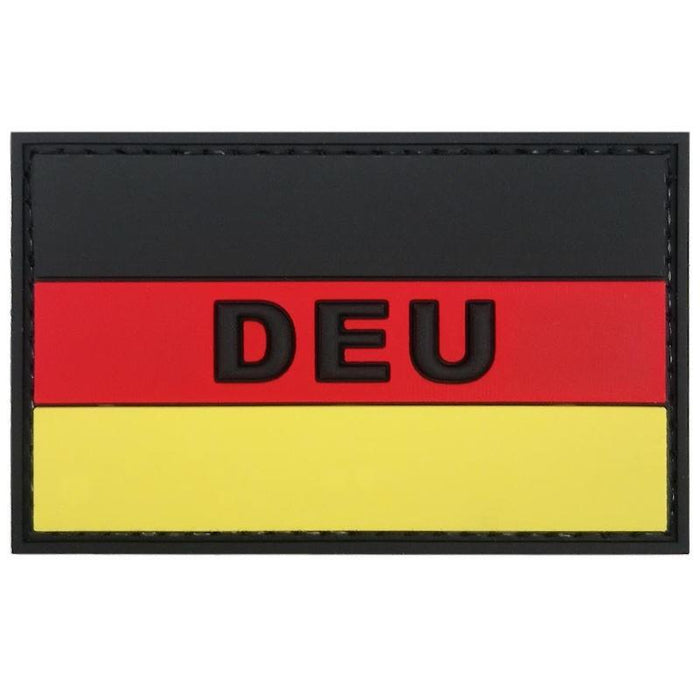 German DEU Flag PVC Patch