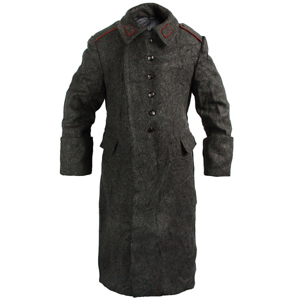 Bulgarian Dark Grey Wool Overcoat