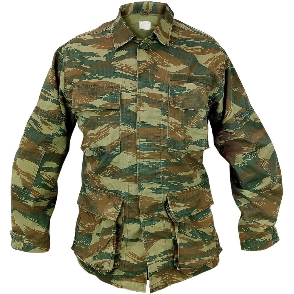 Greek Lizard Pattern Greek Army Ripstop Lizard Camo Shirt
