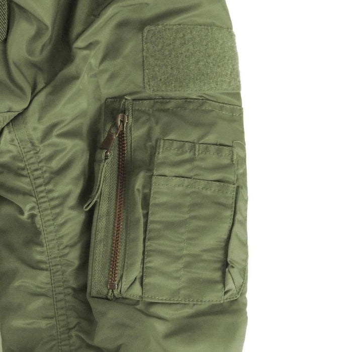Olive Drab Tactical Flight Jacket - Mil-Tec - Flight Jackets