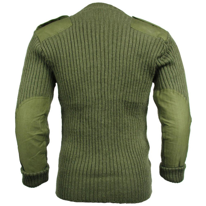 Knit Sweater Army Jumpers Uk British Army Olive Drab Wool Jersey