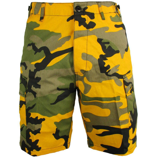BDU Yellow Camo Shorts
