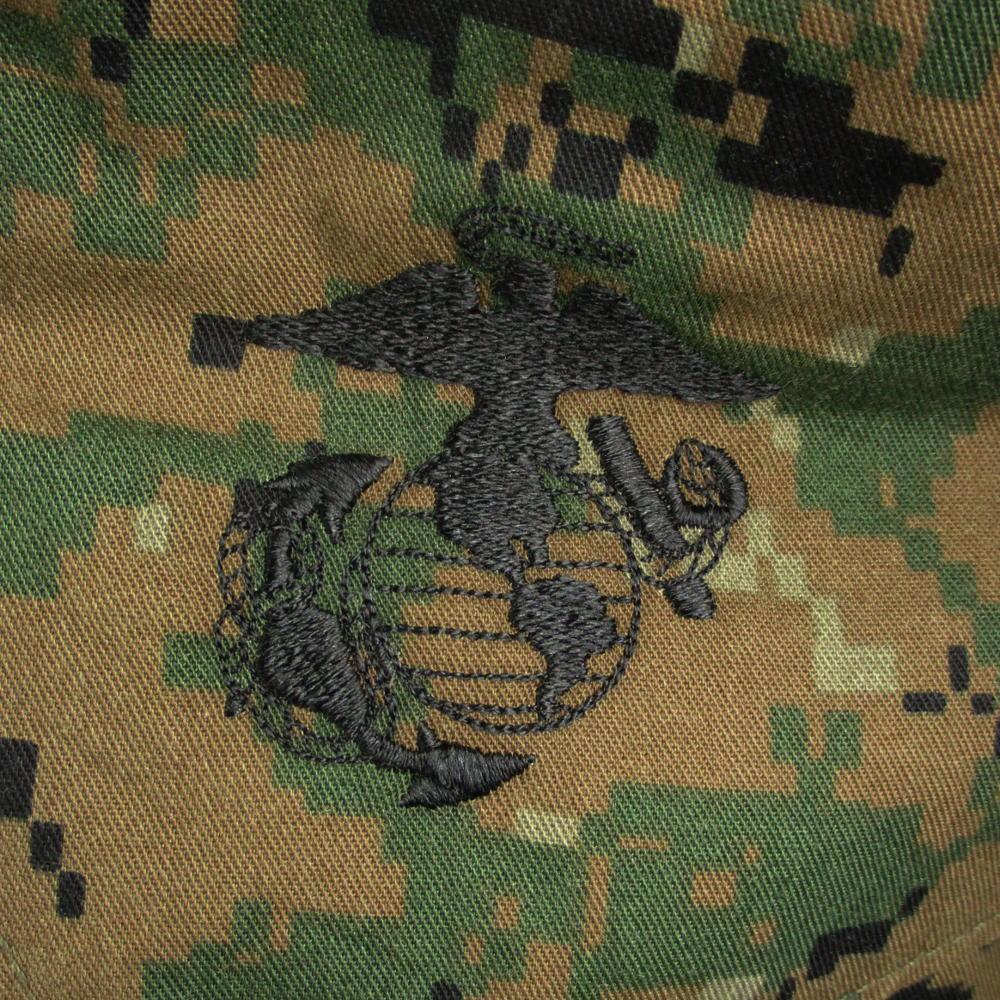 thumbnail image 2 of USMC Digital Marpat Camo Military Hat – Adjustable Cotton Twill Cap By Eagle Emblems 2 of 3