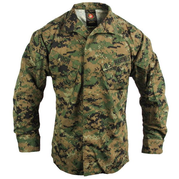 USMC/海兵隊用 MAR-PAT迷彩服 ウッドランドDIGITAL CAMO USMC(米海兵隊) 現用 MARPAT ウッドランド・カモ野戦服/上衣