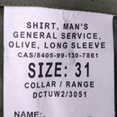 British Army Long Sleeve Shirt - British Army Surplus - Service Shirts