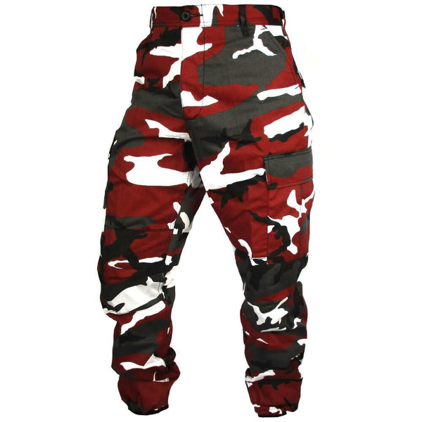 Tactical Camouflage BDU Pants Red