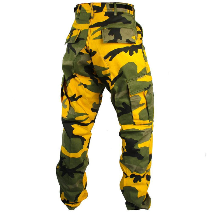 Tactical Camo BDU Pants - Yellow