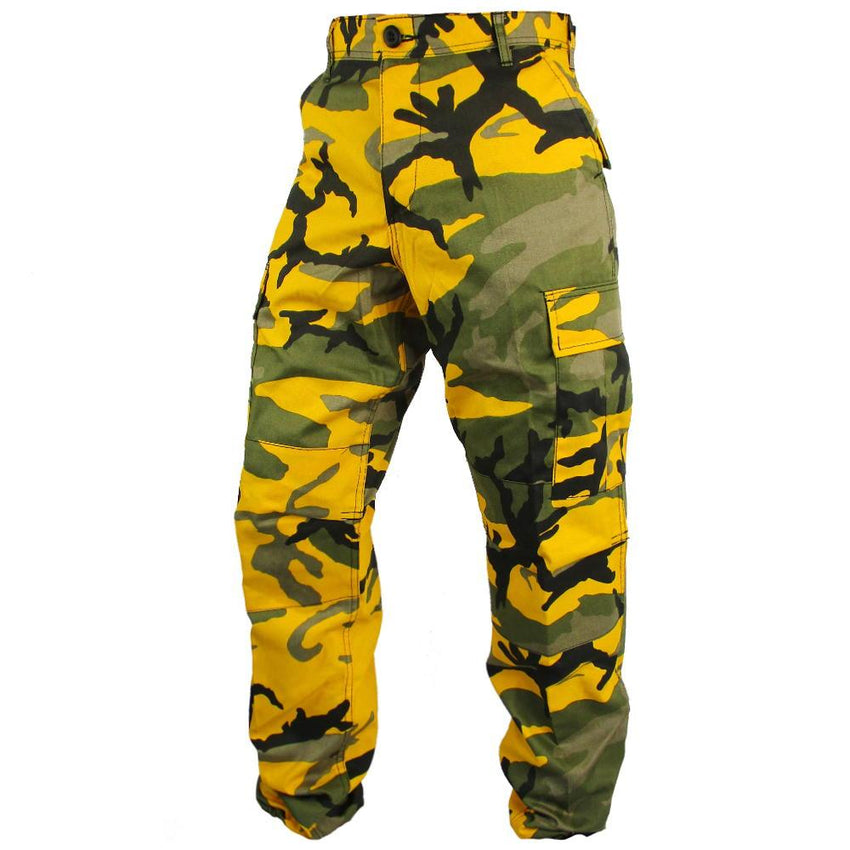Tactical Camo BDU Pants - Yellow - Rothco