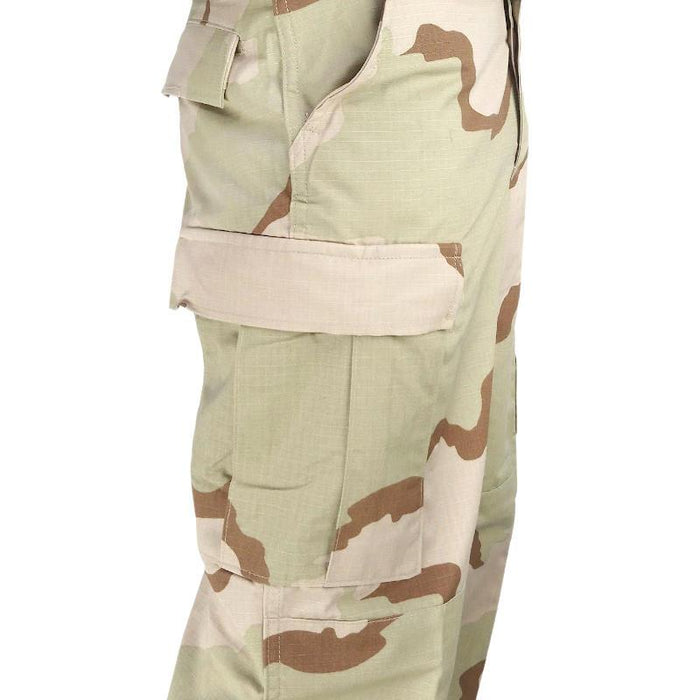 Helikon BDU Combat Trousers Men's Army Cargo Pants – 3-Color Desert Camo