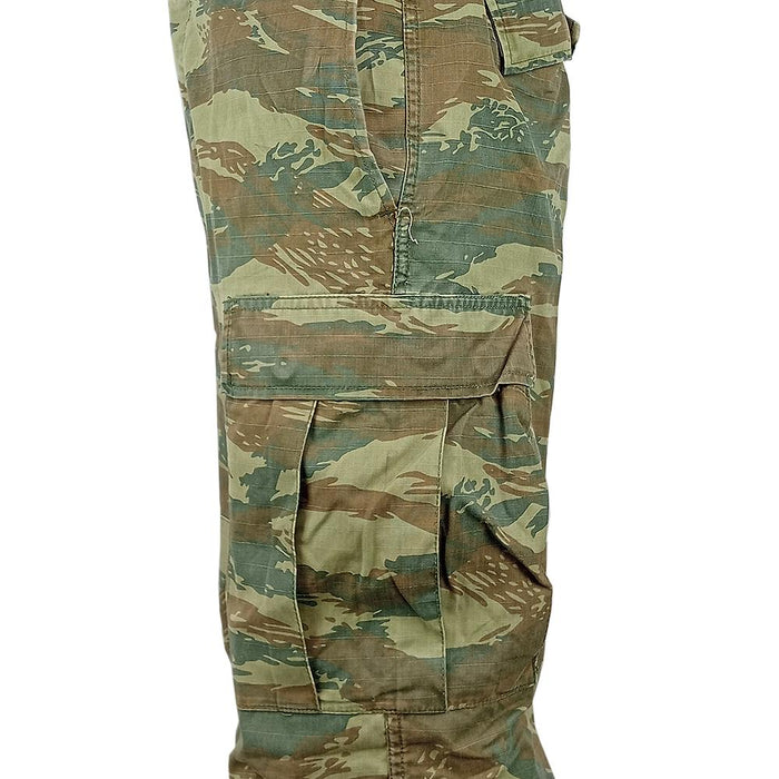 Greek Army Ripstop Lizard Camo Trousers - Greek Army Surplus - Combat Trousers