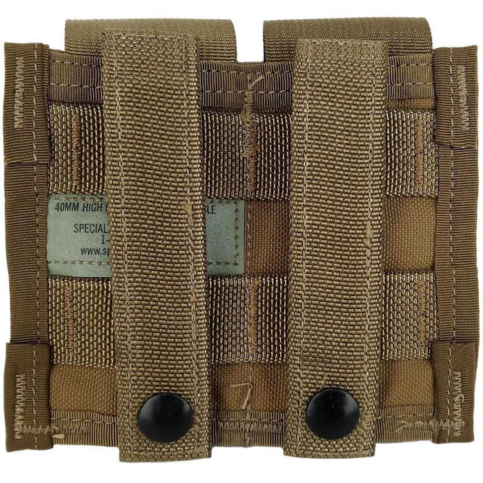 USGI Coyote Double 40mm Rifle Grenade Pouch