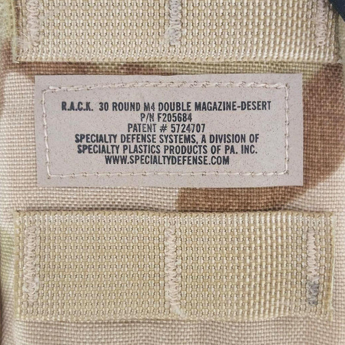 USGI 3 Colour Desert R.A.C.K Double Mag Pouch